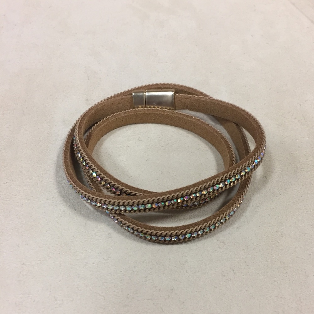 Leather wrap bracelet