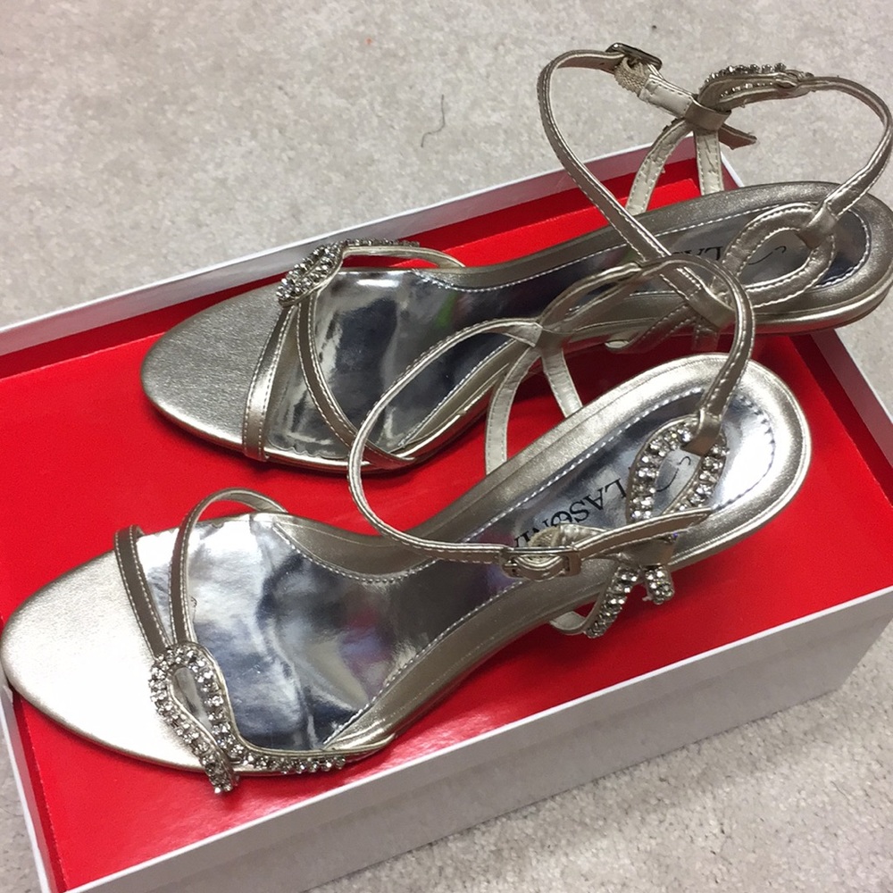 Embellished Sandals by Ladonna