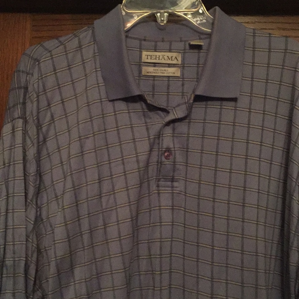 Tehama xxl mens blue golf polo. No smoke home