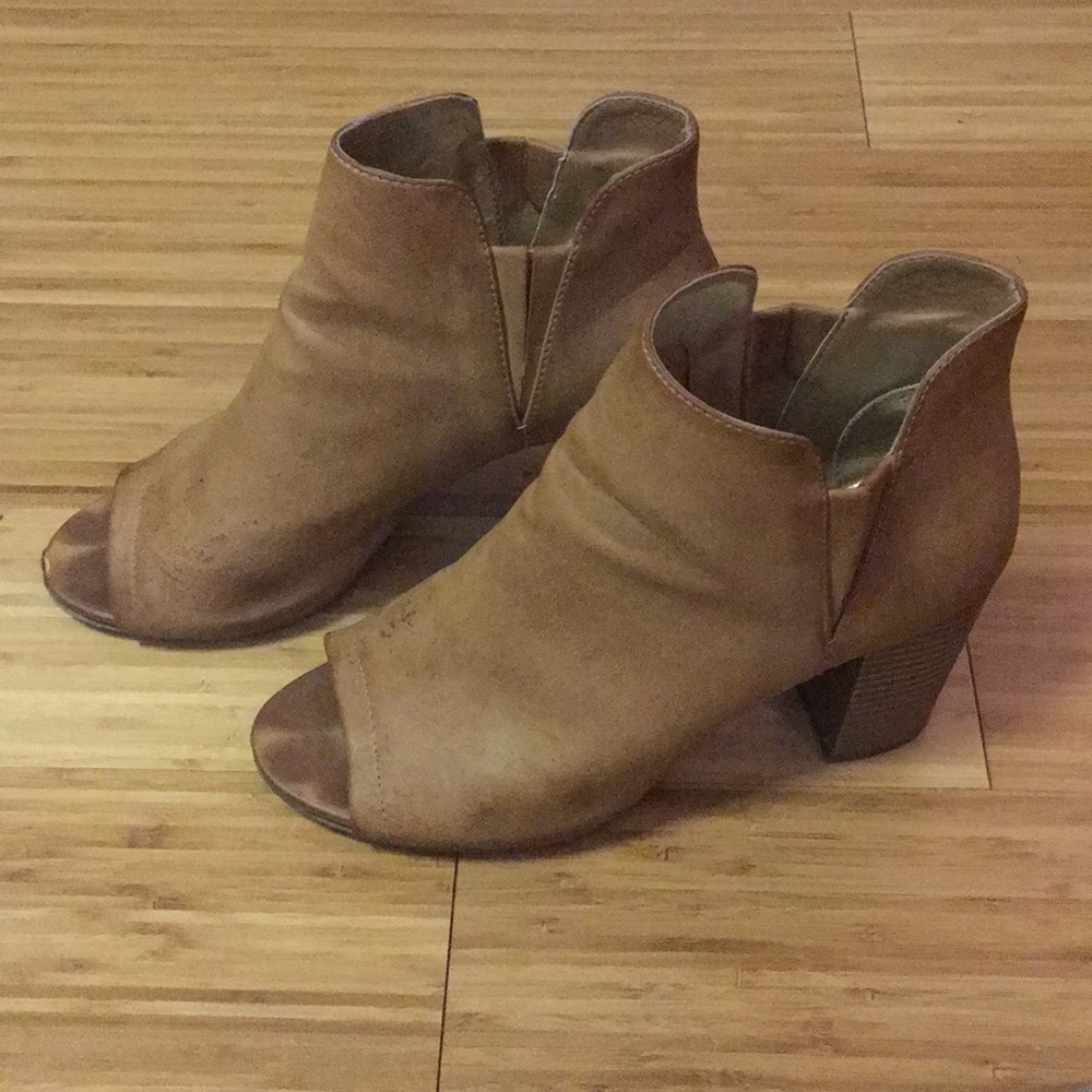 Brown booties!