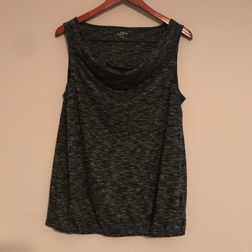 Ann Taylor Loft sleeveless dress shirt