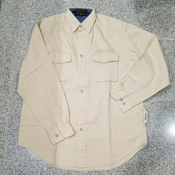 Vintage 90s Tommy Hilfiger men's button-down shirt - Picture 2 of 8