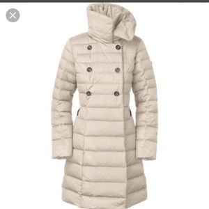 North Face Paulette down coat M white