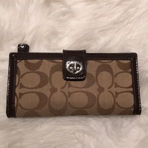 Brown Coach wallet