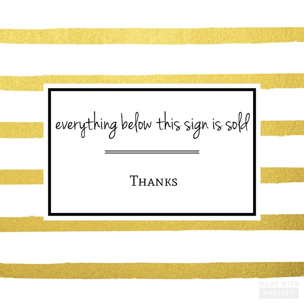 SOLD BELOW