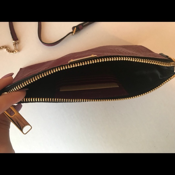 Burberry Antique rose Pebbled Leather Check Payton - Picture 5 of 6