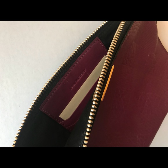 Burberry Antique rose Pebbled Leather Check Payton - Picture 6 of 6