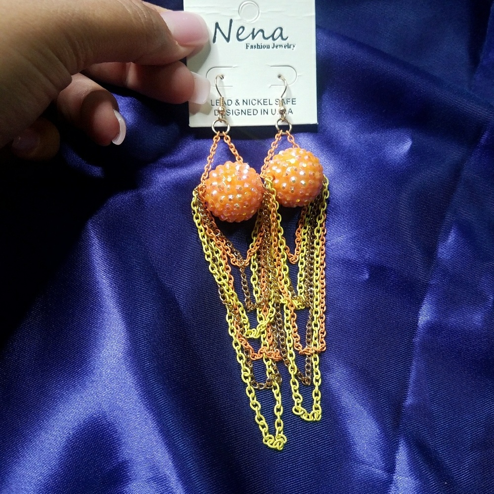 3/20 Ball & Chain Earrings