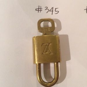 Authentic LV Lock and Key #345