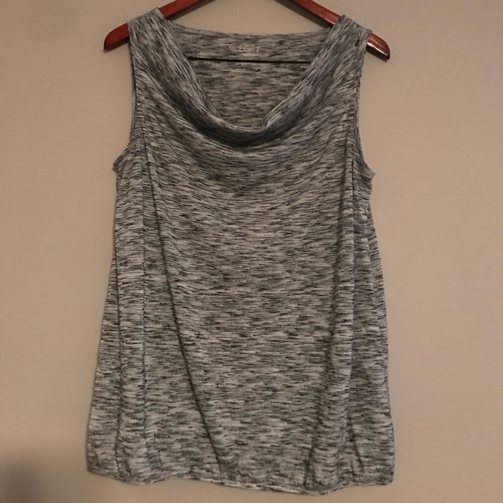 Ann Taylor Loft sleeveless dress shirt