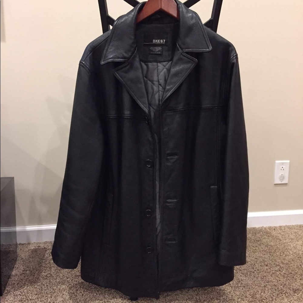 BKE leather coat