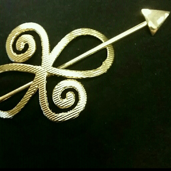 Gypsy Gold Hair Slide Ponytail Holder Pin Clip