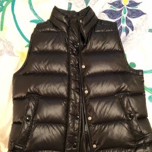 J. Crew Puffer Vest, Black, Size Small