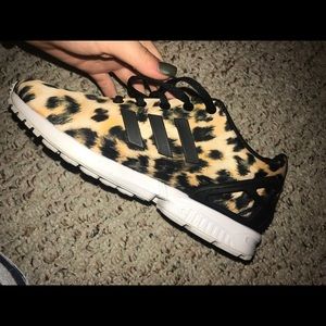 Cheetah Adidas tennis shoe