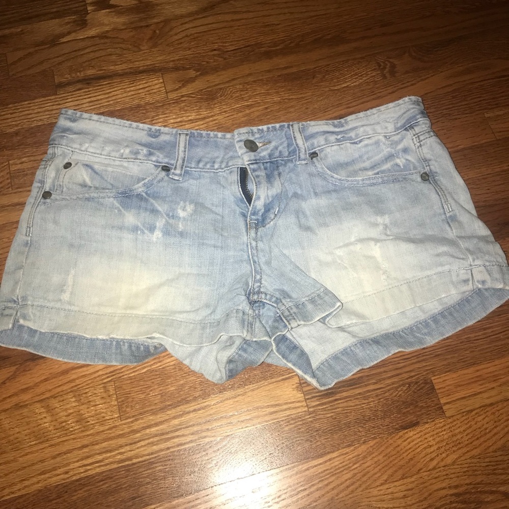 Denim shorts