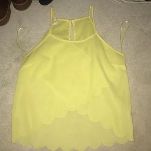 Yellow Tank Top.