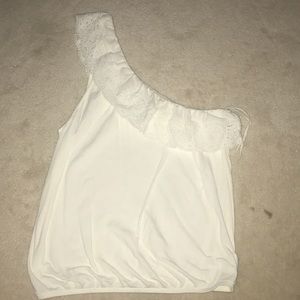 Asymmetrical White Top.