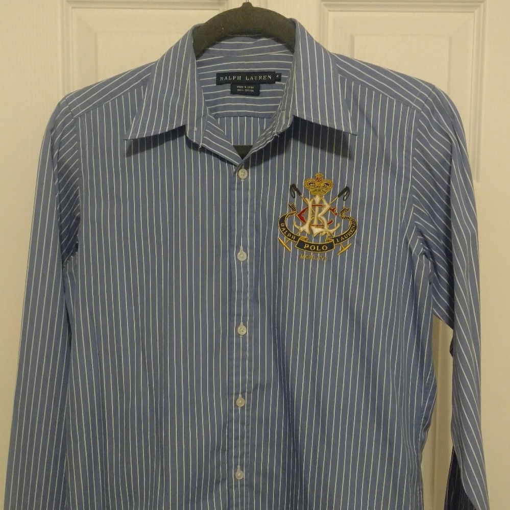 Ralph Lauren pinstripe button-down