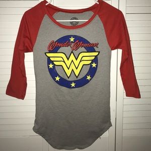 DC Comics Wonder Woman Baseball Tee