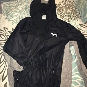 PINK rain coat