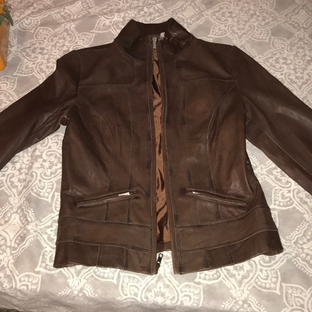New without tags genuine leather jacket