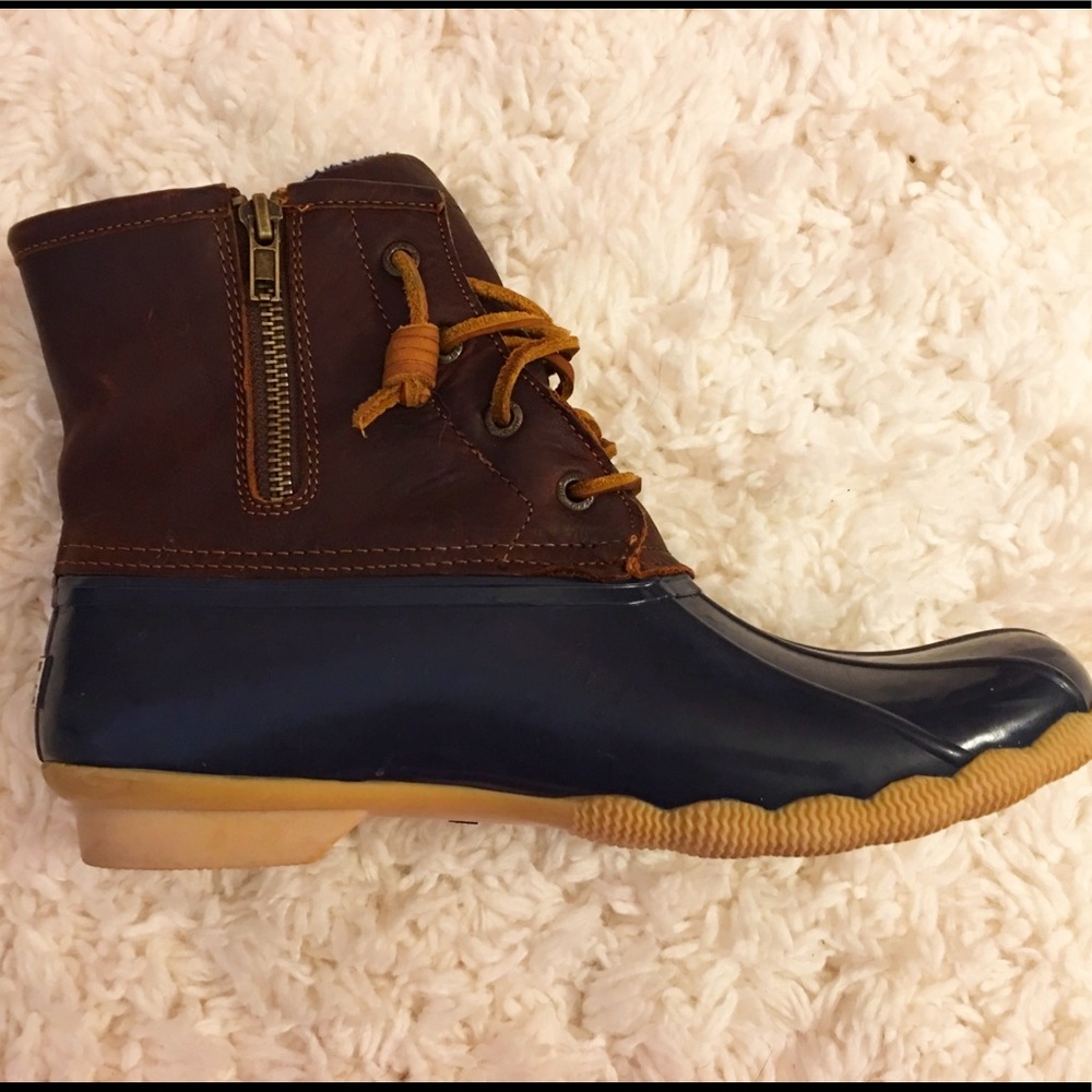 Sperry Saltwater Duck Waterproof boots.