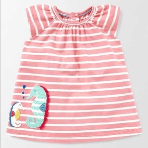 Mini Boden Summer Jersey Appliqué Dress