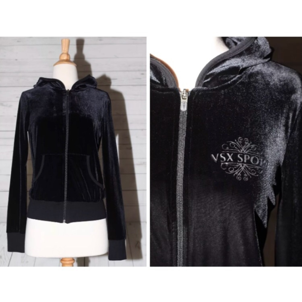 Victoria's Secret VSX Sport XS Velour Jacket