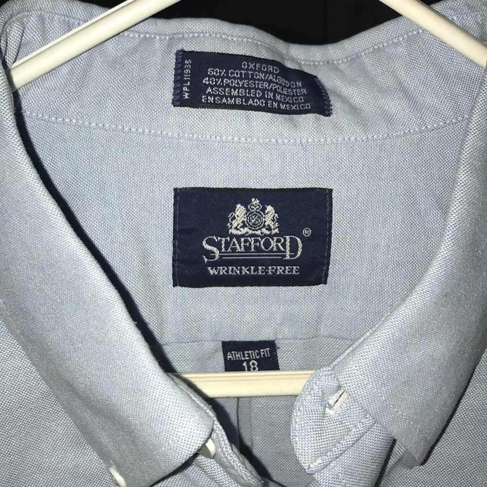 Stafford Light Blue Dress Shirt