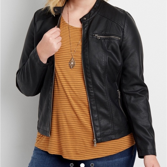 NWT - Faux leather jacket - Picture 2 of 4
