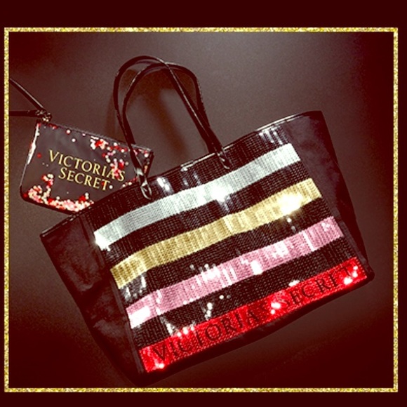 Victoria's Secret Handbags - 🆕Victoria’s Secret Black Friday Tote & Mini Bag