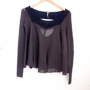 Free People Gray Sweater