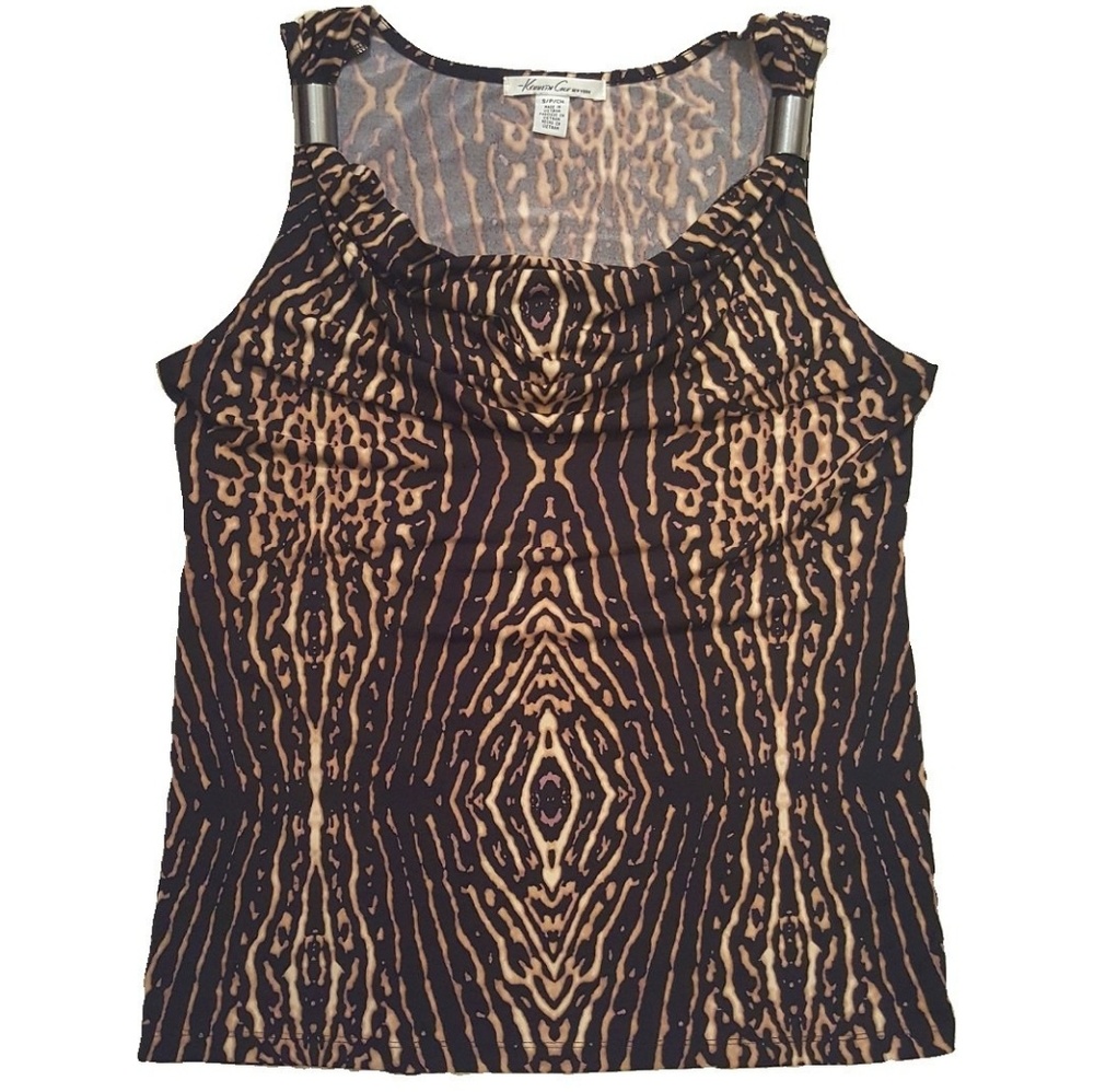 Kenneth Cole cowl neck sleeveless blouse, Small