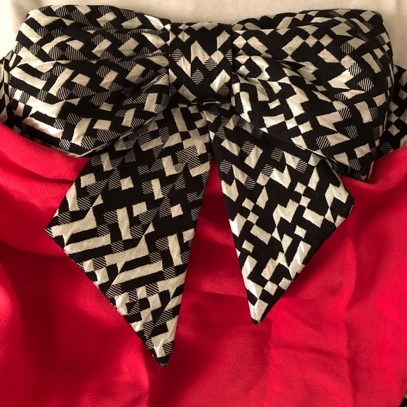 🆕Anthropologie Jacquard Metallic Silver Dress - Picture 2 of 2