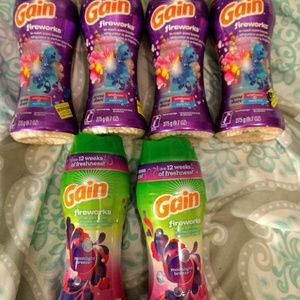 6 Gain fireworks in wash scent booster