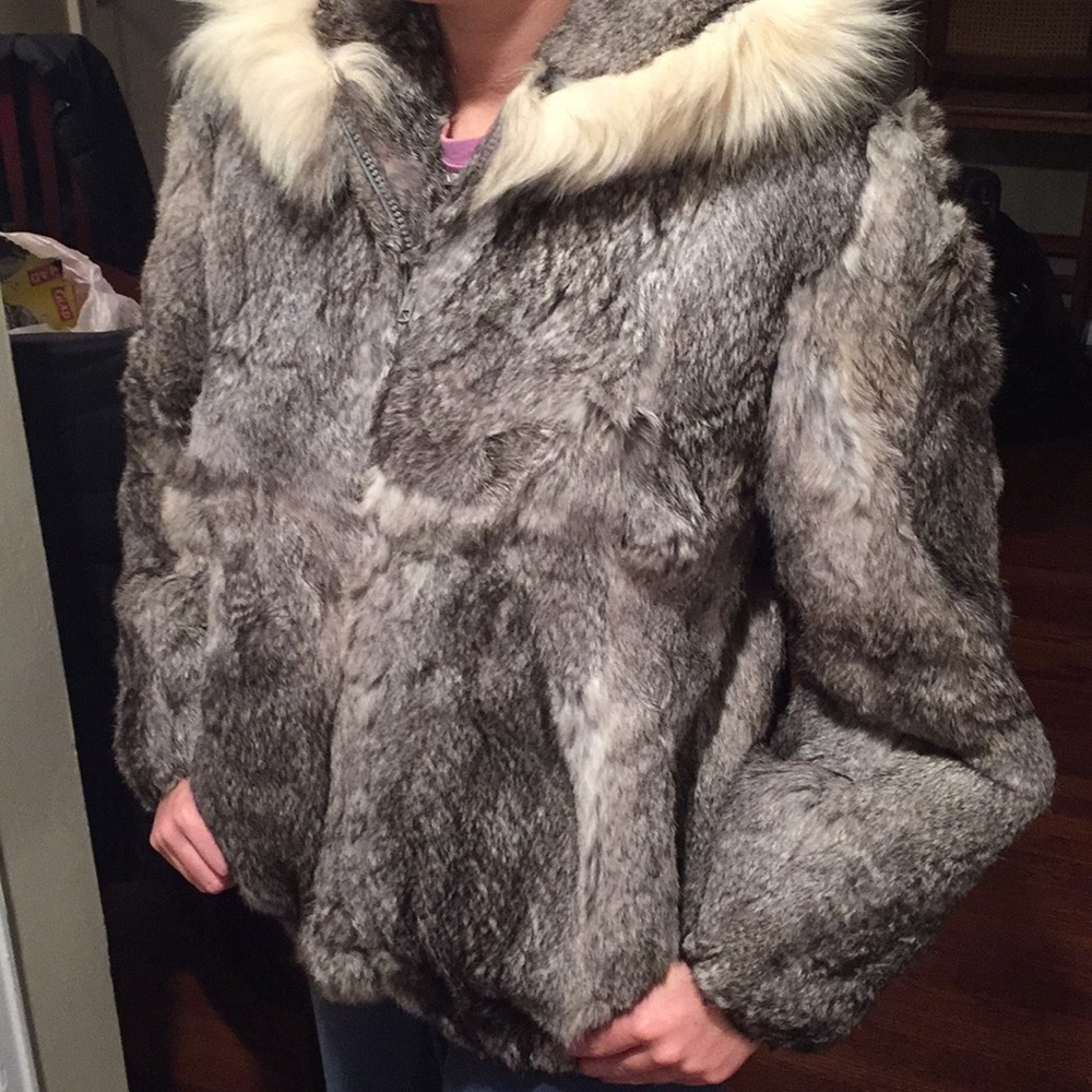 Rabbit Fur Coat