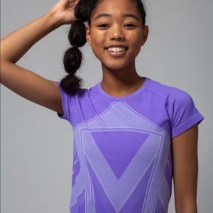 Ivivva Fly Tech Purple Short Sleeve Tee