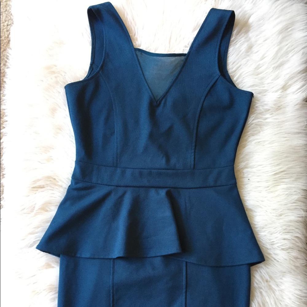 Peplum dress
