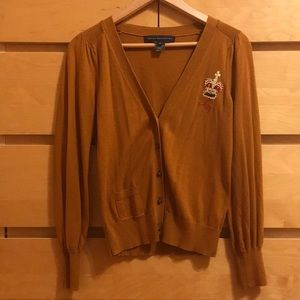 French Connection Cardigan w/ Embroidery Detail