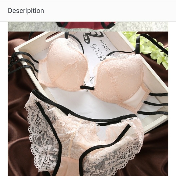 !* Sexy Caged Bra Set*! In Red or Soft Pink - Picture 8 of 8