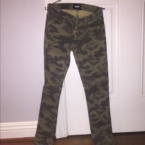 HUDSON army print jeans (women)