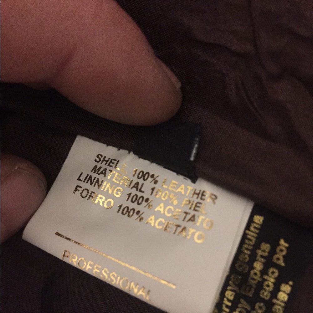 authentic leather stingray/python coat Swarovski - Picture 6 of 8