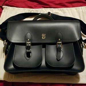 The Cambridge Satchel Company Navy Briefcase