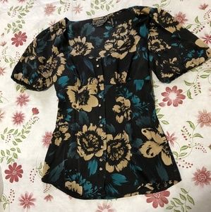 Vintage Silky Blouse