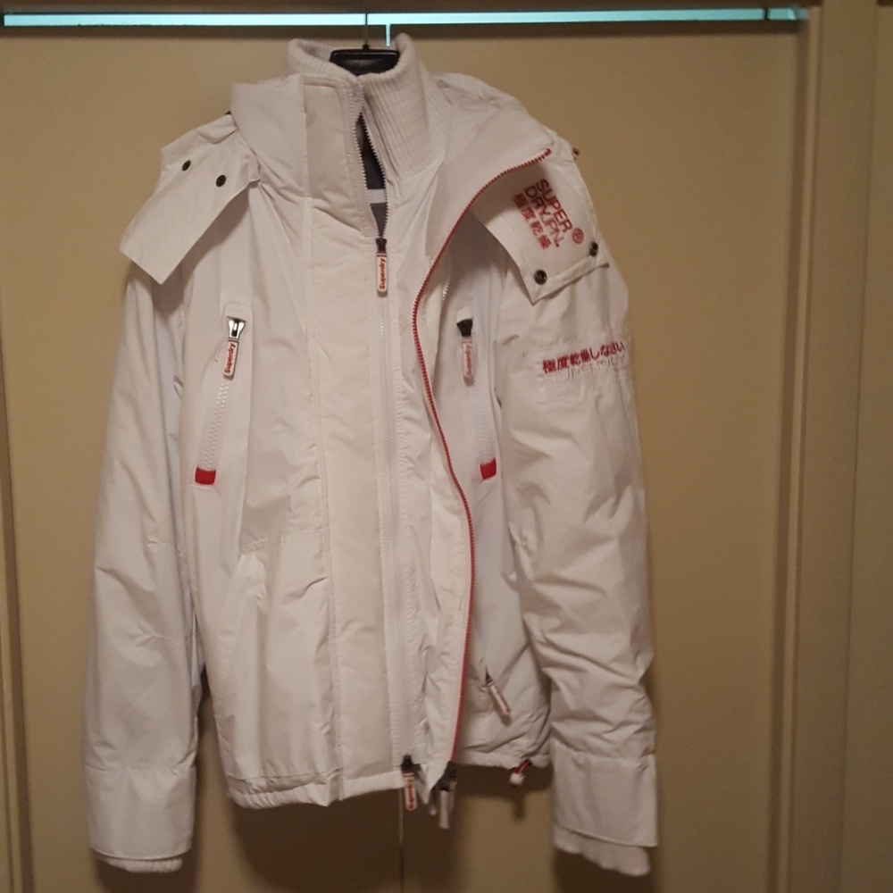 Hooded winter jacket