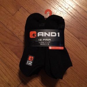 And 1 Low Cut Arch Compression Socks