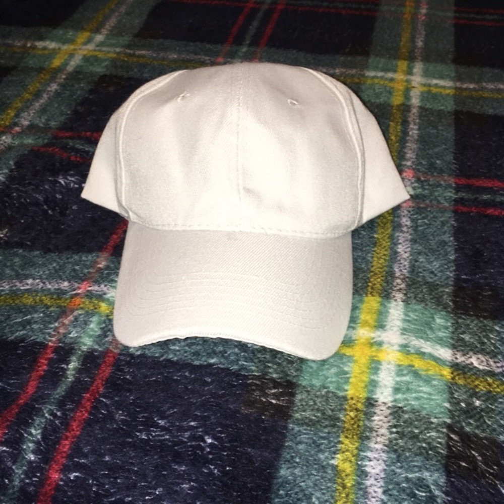 White strap back