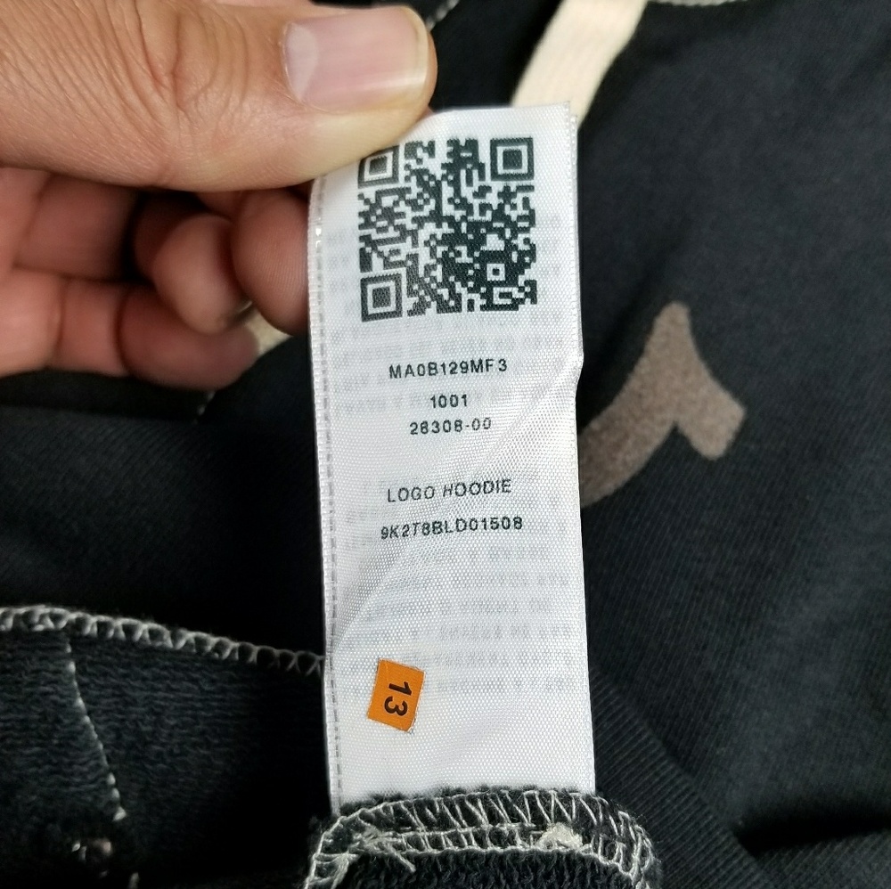 *NWT* TRUE RELIGION Buddha logo hoodie - Black - Picture 6 of 8