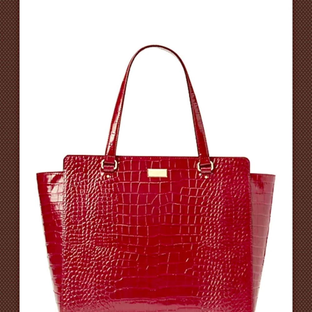 Kate spade ♠️ Bristol Drive Croc Elissa, Leather