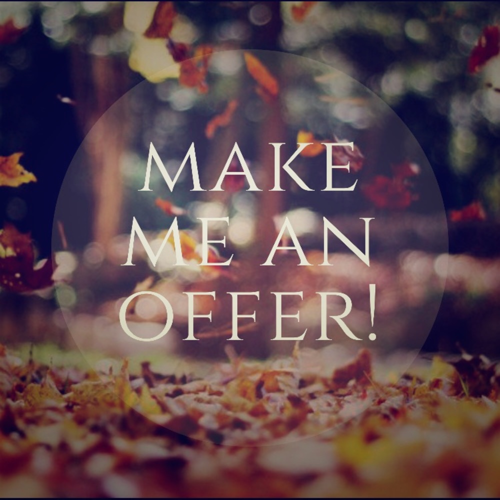 Accepting all reasonable offers!